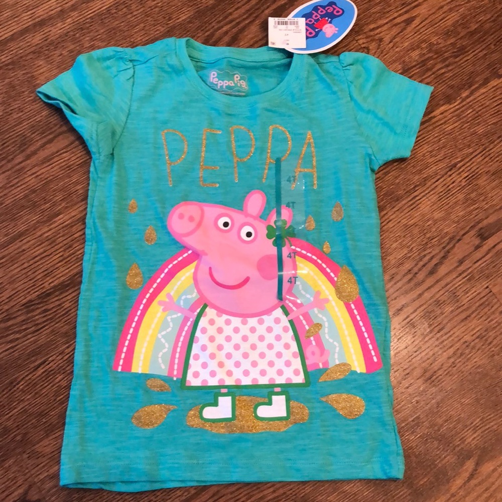Peppa pig t shirt 4T